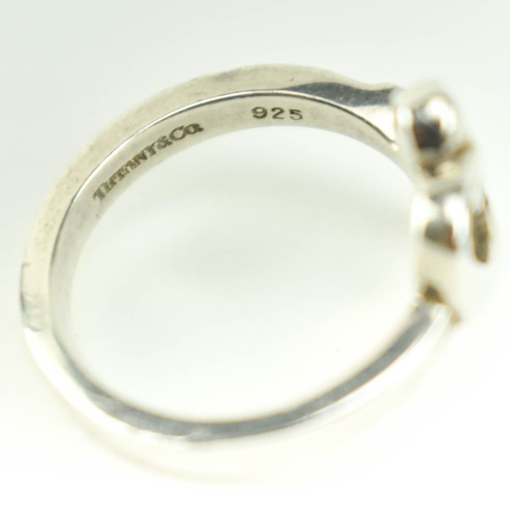 TIFFANY & CO Silver Loving Heart Ring (ms) - Picture 5 of 7